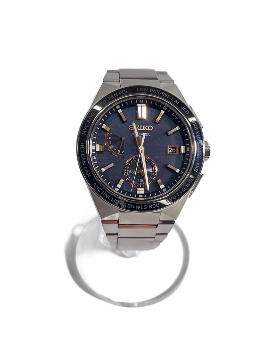 Seiko Astron Black Stainless Steel Men's Wristwatch 8B63-0BD0: Seiko Astron Black Stainless Steel Men's Wristwatch 8B63-0BD0 This SEIKO Astron 8B63-0BD0 men's wristwatch features a sleek black design with a stainless steel case and band. Made in Japan, it offers 