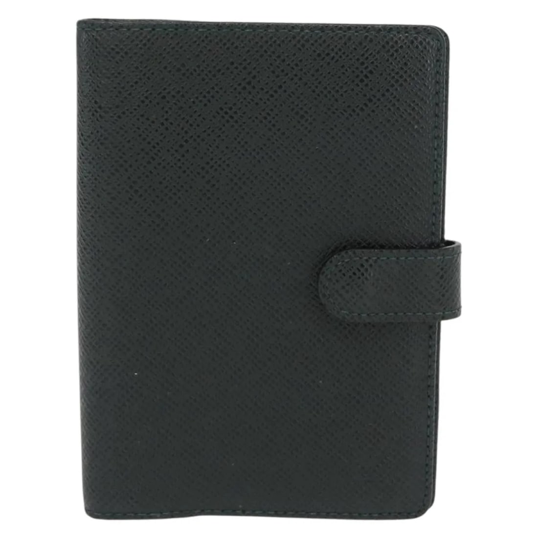 Green Taiga Leather Agenda Cover by Louis Vuitton Unisex: Green Taiga Leather Agenda Cover by Louis Vuitton Unisex This Louis Vuitton Agenda Cover is crafted from green Taiga leather and designed for unisex use. It features a compact and practical design, su