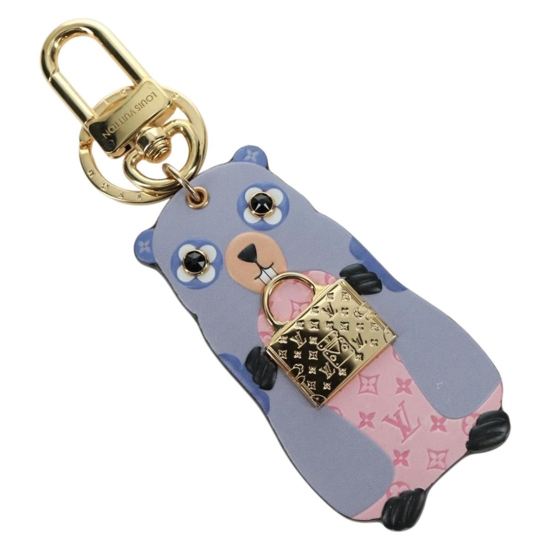 Monogram Canvas Marmot Bag Charm Purple M01350 by Louis Vuitton: Monogram Canvas Marmot Bag Charm Purple M01350 by Louis Vuitton This Louis Vuitton Marmot Charm features the brand's signature Monogram canvas in a striking purple accent. Designed for women, this cha
