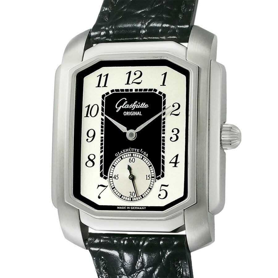 Glashutte Original Senator Carre mens stainless steel manual wind watch 42-05-11-11-04: Glashutte Original Senator Carre mens stainless steel manual wind watch 42-05-11-11-04 Pre-owned GLASHUTTE ORIGINAL Senator Carre men's wristwatch, model 42-05-11-11-04, made in Germany. It features a
