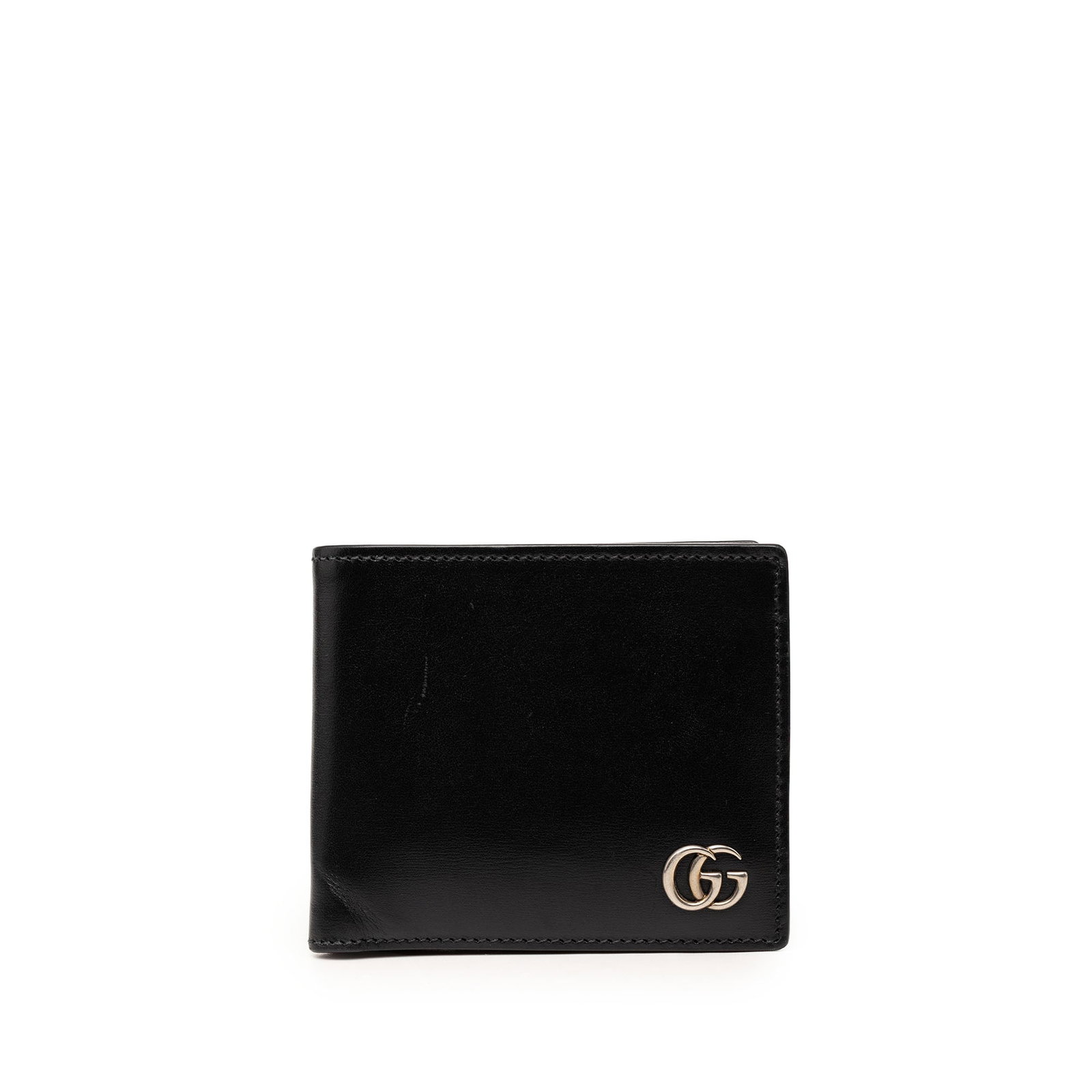 Gucci GG Marmont black calf leather bifold coin wallet (1 of 8)