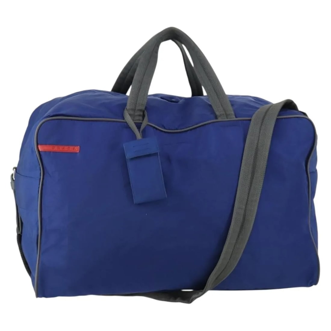 Blue Nylon Prada Weekender Convertible Travel Bag 52x32x25cm (1 of 18)
