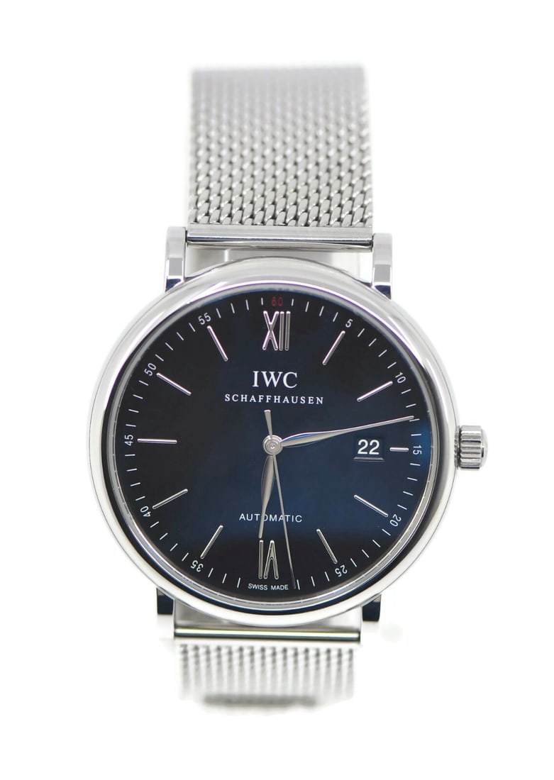 IWC Portofino IW356502 Stainless Steel Automatic Watch with Box and Papers: IWC Portofino IW356502 Stainless Steel Automatic Watch with Box and Papers Experience timeless elegance with the IWC Portofino Stainless Steel Watch IW356502. This sophisticated wristwatch features a 