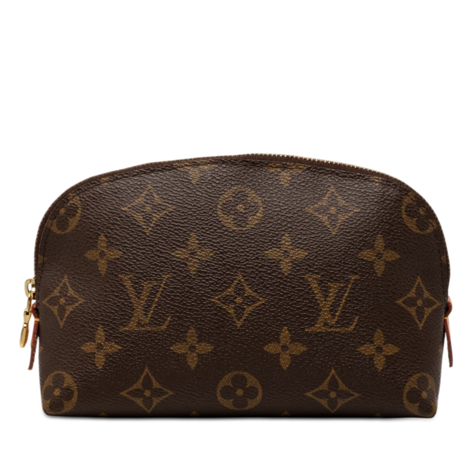 Louis Vuitton Monogram Canvas PM Makeup Bag with Interior Pocket: Louis Vuitton Monogram Canvas PM Makeup Bag with Interior Pocket This Louis Vuitton Monogram Cosmetic Pouch PM features the iconic monogram canvas in brown and is designed with a top zip closure and a