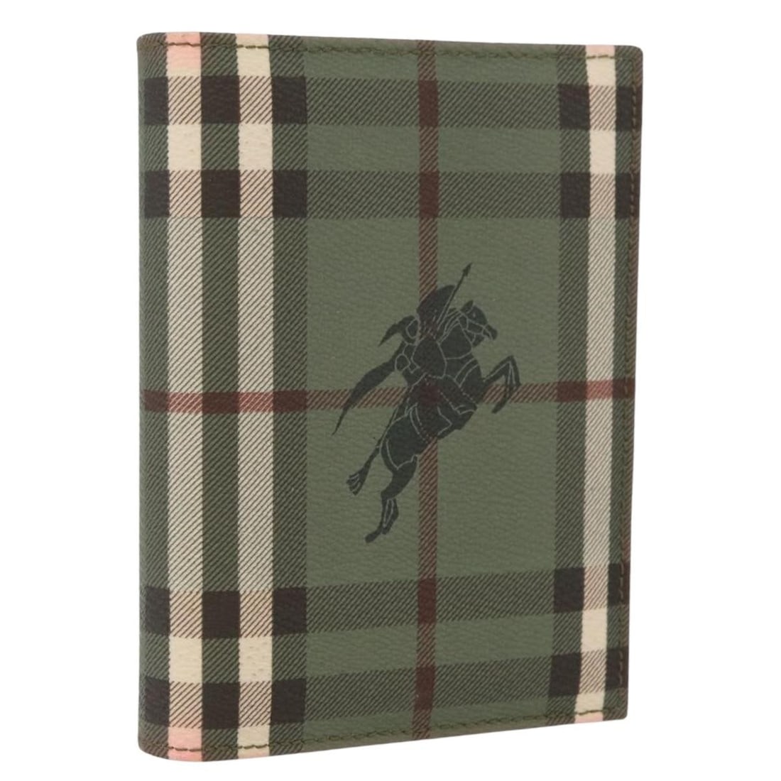 Green PVC Leather Day Planner Cover by Burberry Nova Check: Green PVC Leather Day Planner Cover by Burberry Nova Check This Burberry Nova Check day planner cover features a green PVC leather exterior with the iconic Nova Check design. Designed for women, it of