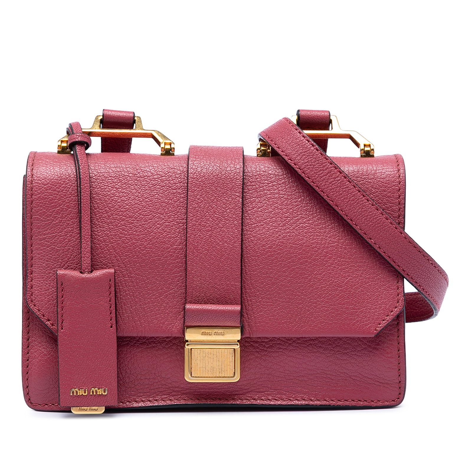 Miu Miu Madras goatskin leather crossbody bag (1 of 6)