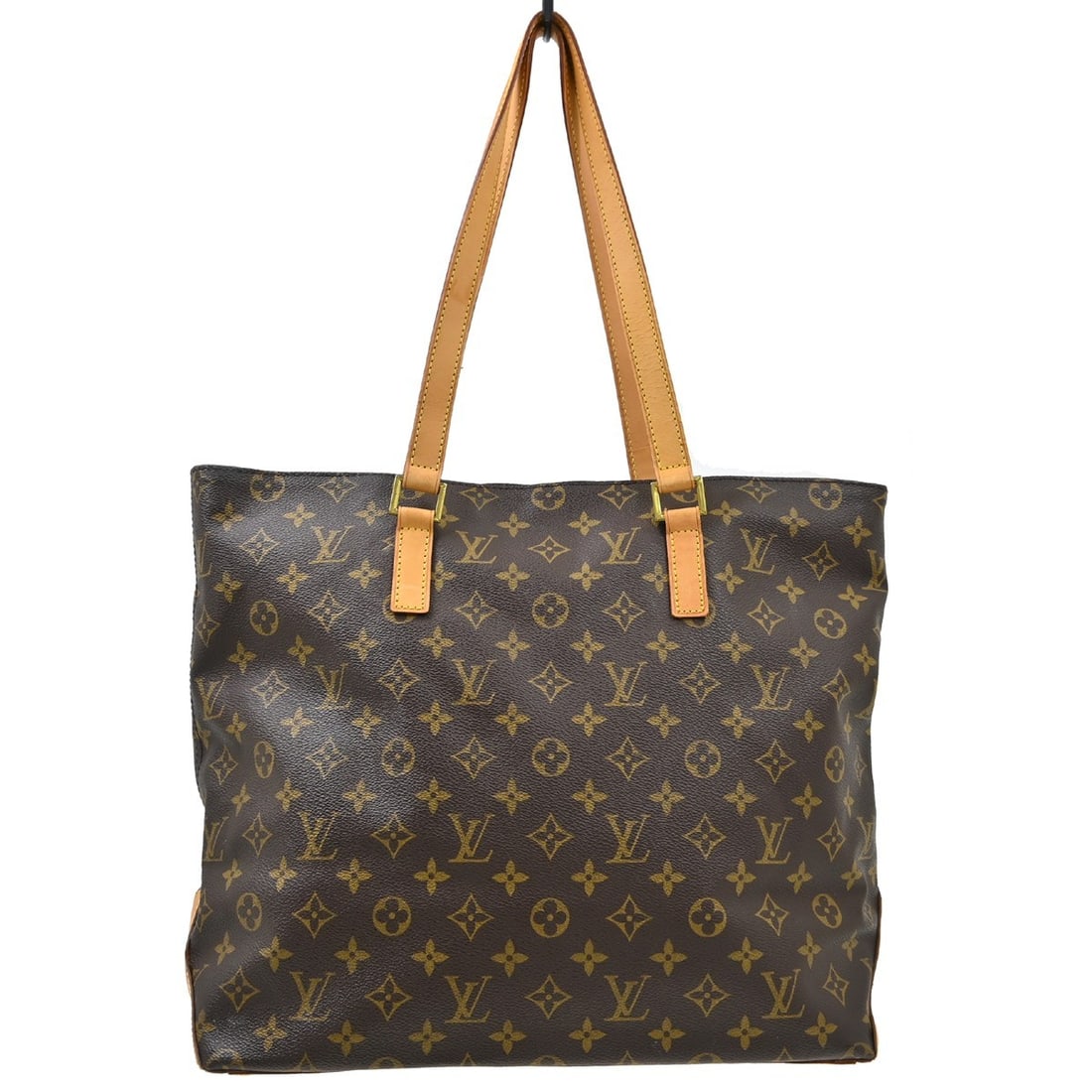Louis Vuitton Cabas Mezzo Monogram Canvas Tote M51151: Louis Vuitton Cabas Mezzo Monogram Canvas Tote M51151 Louis Vuitton Cabas Mezzo hand tote bag in Monogram canvas and leather, designed in a large tote style with a zip closure and double leather handl