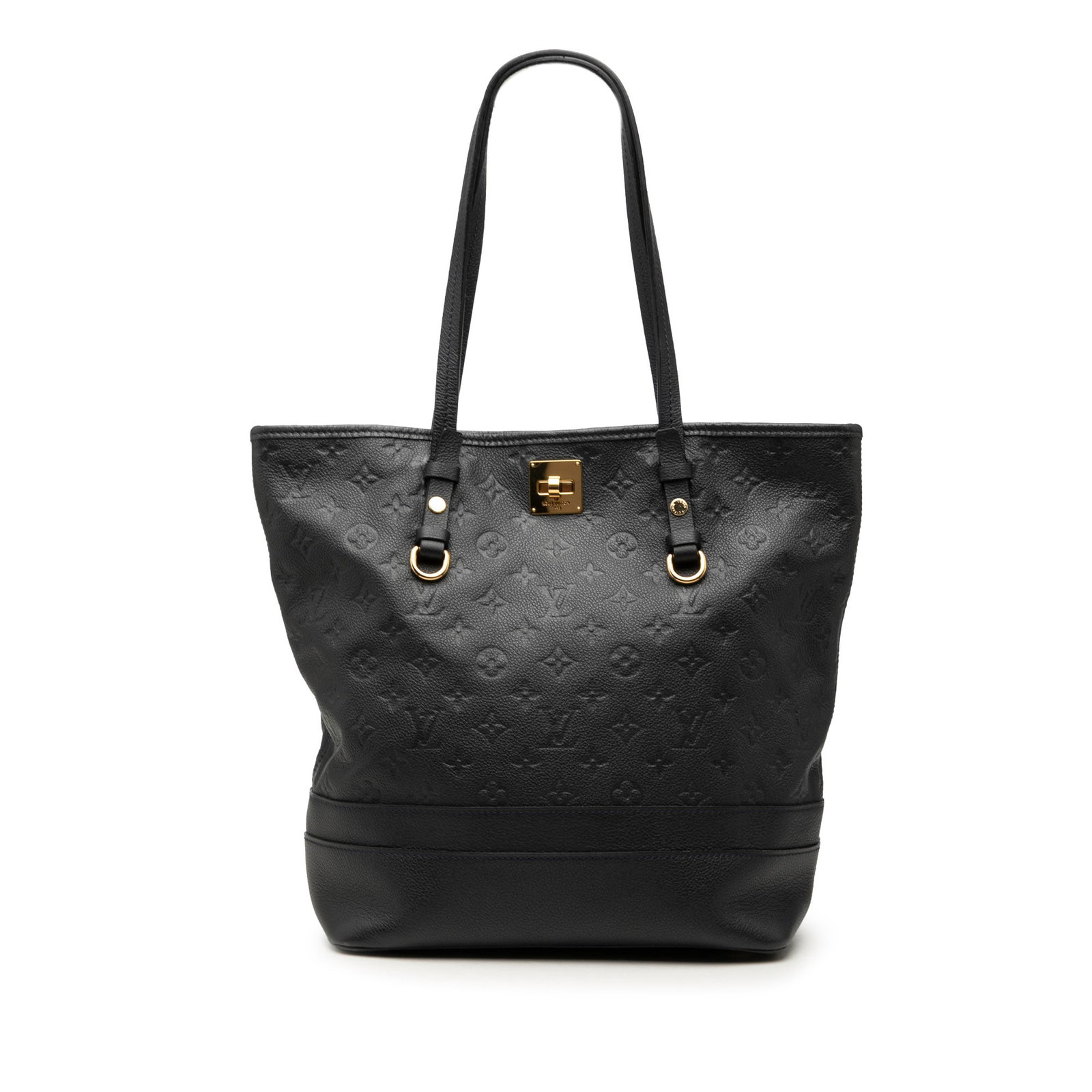 Louis Vuitton Citadine PM Monogram Empreinte Leather Tote: Louis Vuitton Citadine PM Monogram Empreinte Leather Tote Louis Vuitton Citadine PM bag in Monogram Empreinte leather, made in France. It features flat leather handles, a top turn-lock closure, interi