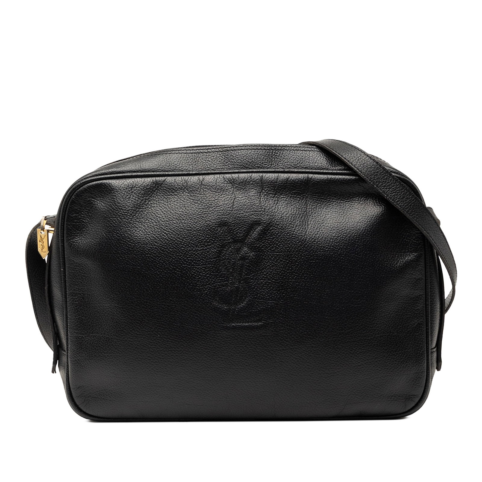 Saint Laurent Lou Camera Bag Black Calfskin Monogram (1 of 6)