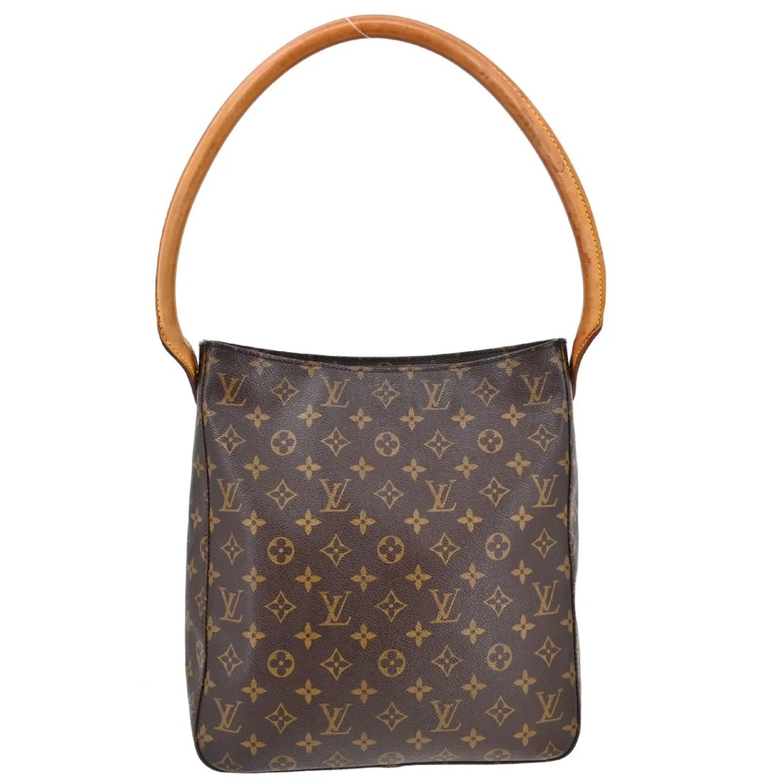 Louis Vuitton Monogram Looping Canvas Shoulder Bag Brown: Louis Vuitton Monogram Looping Canvas Shoulder Bag Brown Louis Vuitton Monogram Looping handbag in brown monogram canvas, made in France. It is a female model with dimensions of 28 cm x 30 cm x 10 cm.