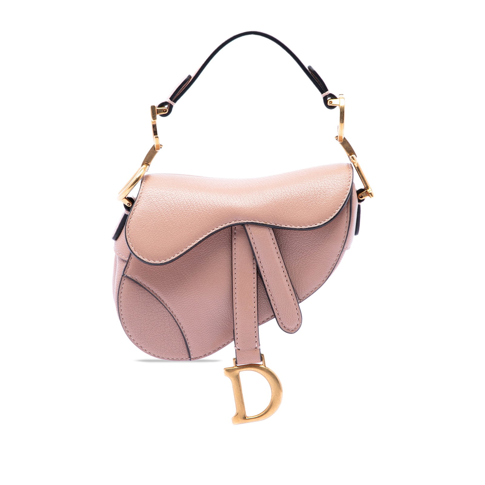 Dior Micro Goatskin Brown Saddle Bag (1 of 7)