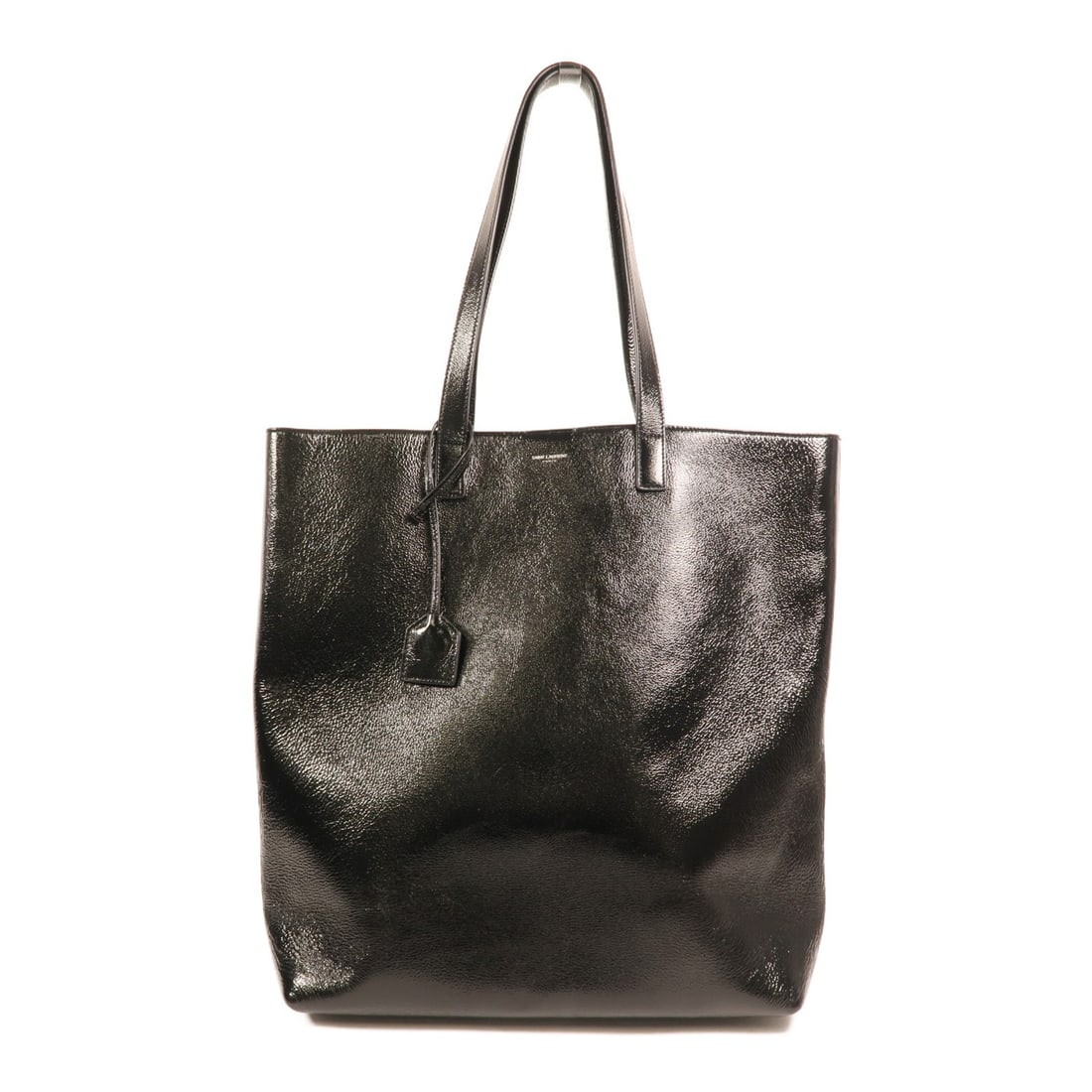 Saint Laurent TCT676657 Bold crinkled leather tote bag black: Saint Laurent TCT676657 Bold crinkled leather tote bag black Saint Laurent YSL SHW Bold Tote Shoulder Tote Bag in black crinkled leather. This unisex tote bag is made in Italy and is described as bein