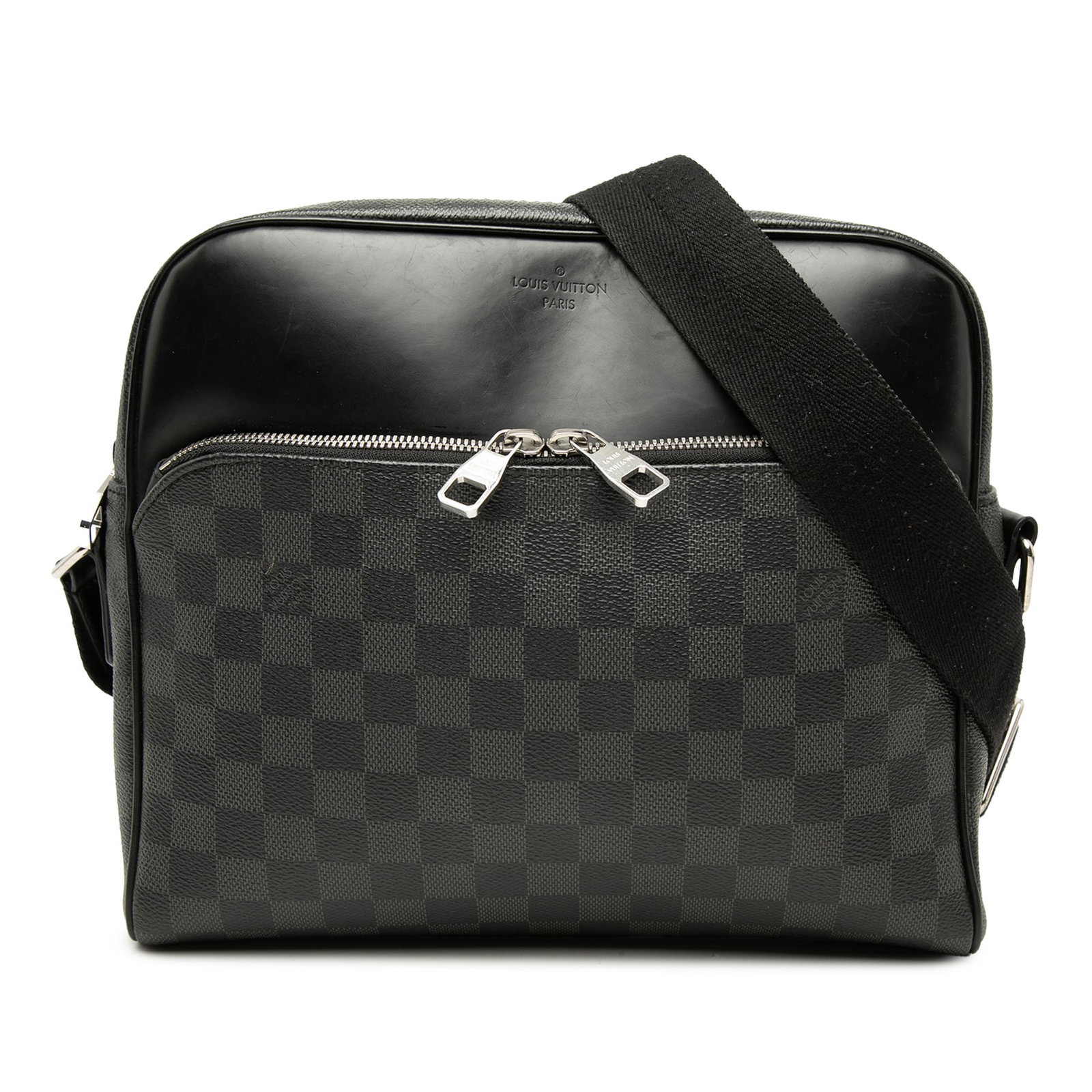 Louis Vuitton Dayton Reporter MM Damier Graphite Messenger Bag (1 of 8)