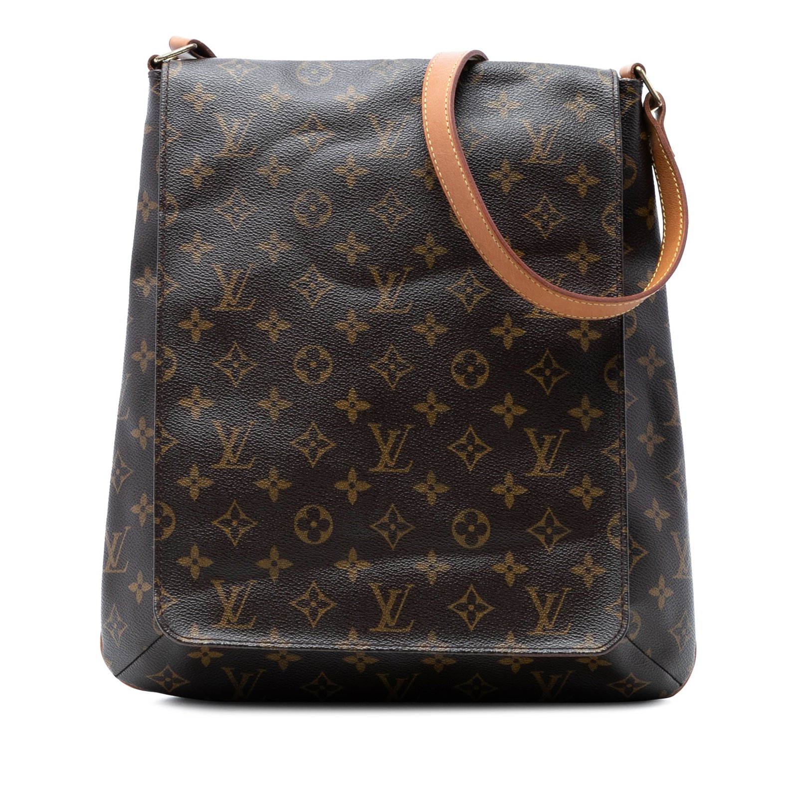 Louis Vuitton Musette Salsa GM Monogram Canvas Shoulder Bag: Louis Vuitton Musette Salsa GM Monogram Canvas Shoulder Bag This Louis Vuitton Monogram Musette Salsa GM features the signature monogram canvas exterior, an adjustable flat shoulder strap, a front fla