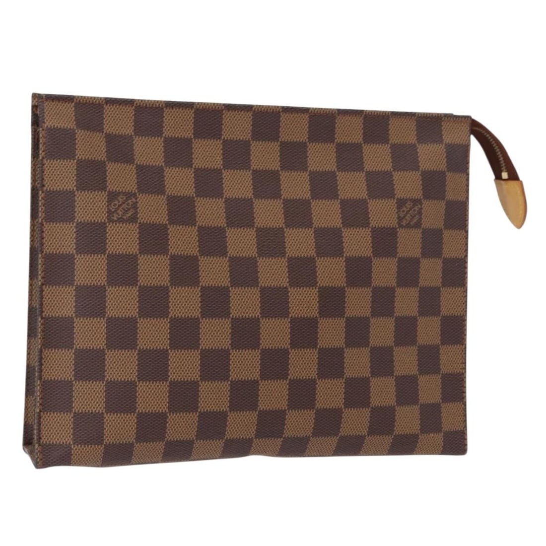 LOUIS VUITTON Damier Ebene Poche Toilette 26 Pouch N47543 Auth: LOUIS VUITTON Damier Ebene Poche Toilette 26 Pouch N47543 Auth Introducing the LOUIS VUITTON Damier Ebene Poche Toilette 26 Pouch, a stylish and functional accessory crafted from durable Damier Ebene 