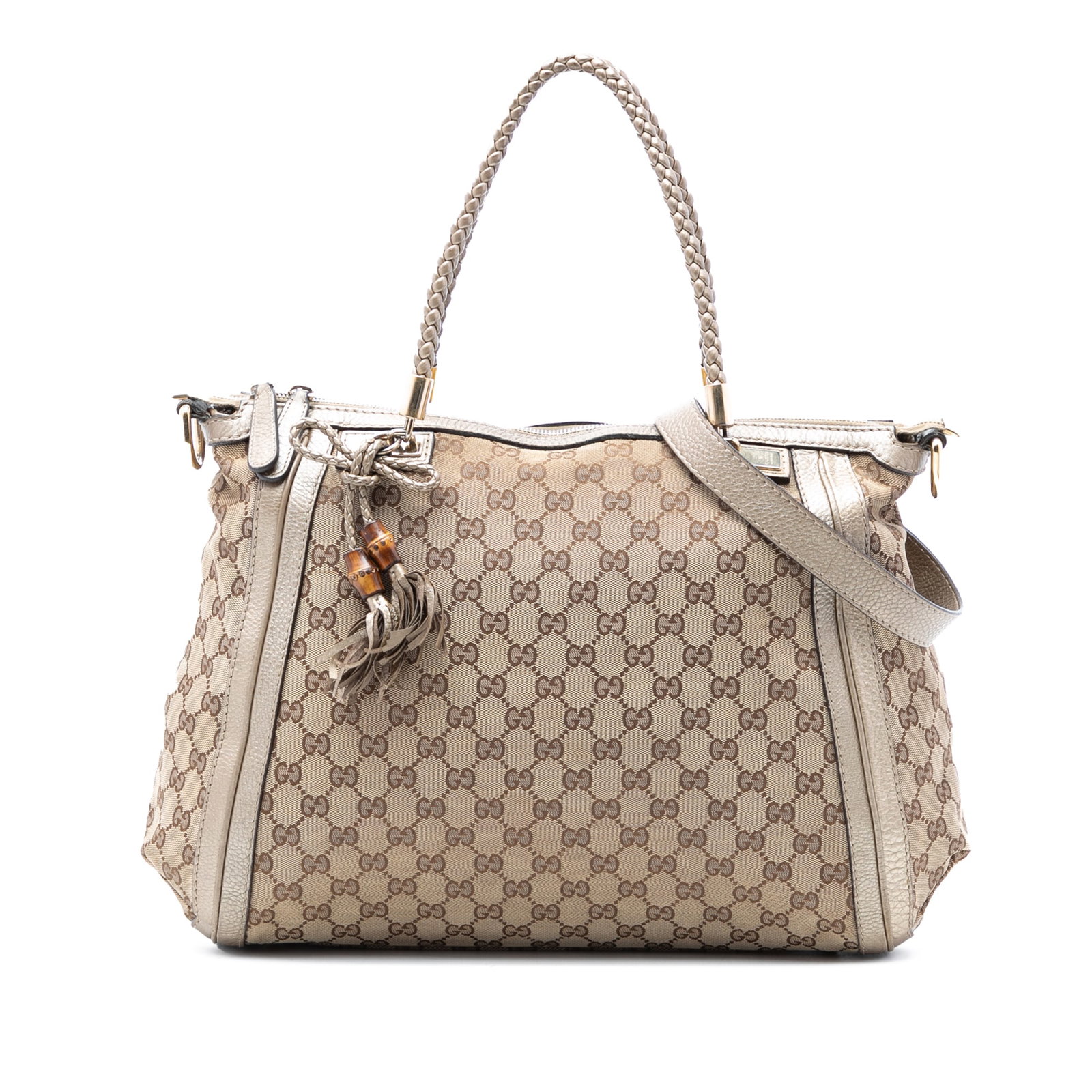 Gucci Bella GG Canvas Convertible Tote Bag (1 of 7)