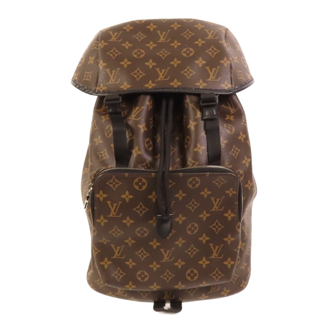 Louis Vuitton Zack M43422 Monogram Backpack Brown SHW: Louis Vuitton Zack M43422 Monogram Backpack Brown SHW Louis Vuitton Zack Backpack in brown Monogram x PVC coated canvas. The bag features one outside zip pocket, three inside open pockets, and comes w