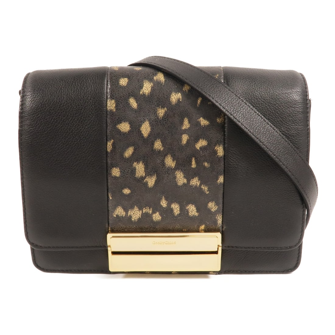 See by Chloe black calfskin shoulder bag with strap (1 of 16)