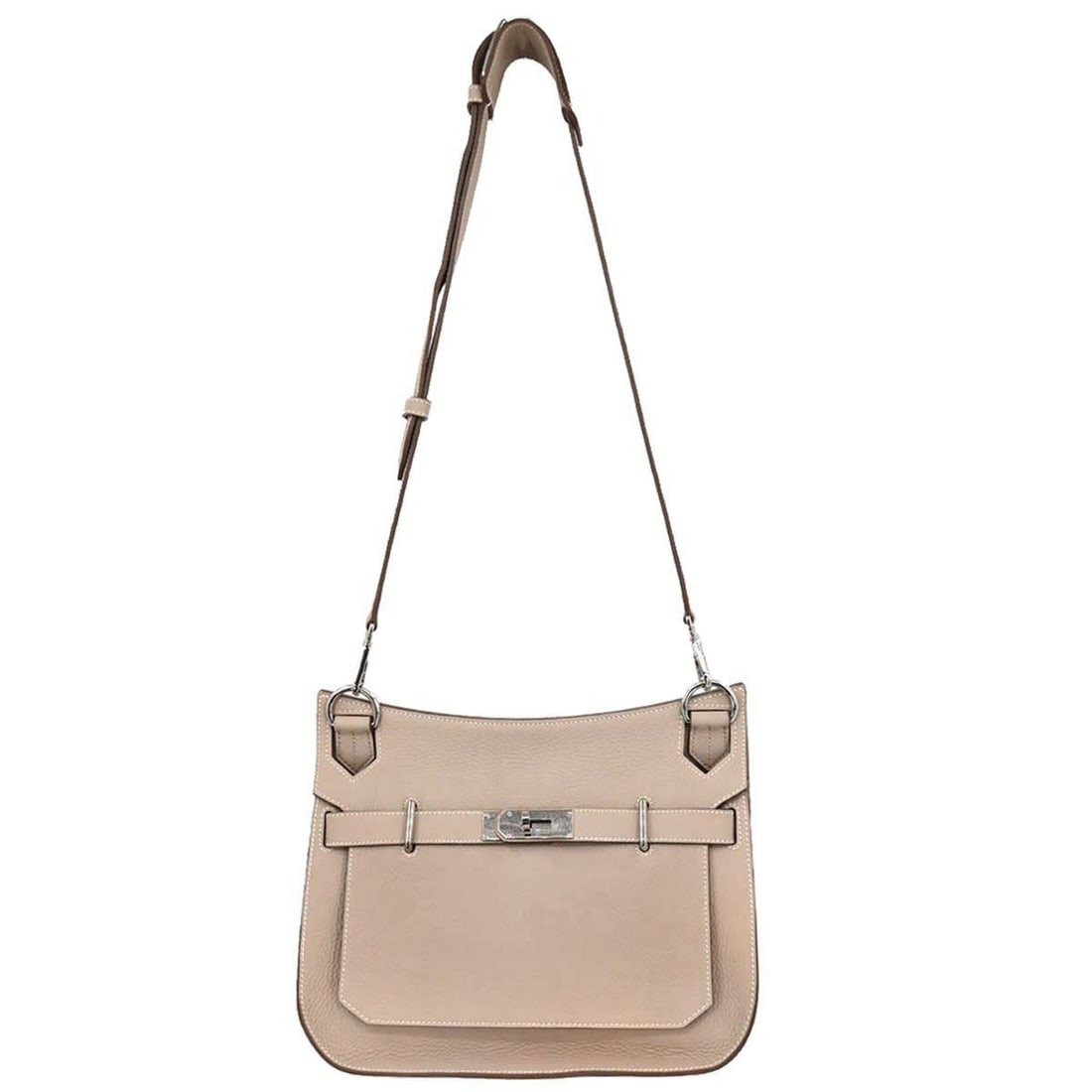 Hermes Jypsiere 31 Argile Taurillon Clemence Leather Shoulder Bag (1 of 18)