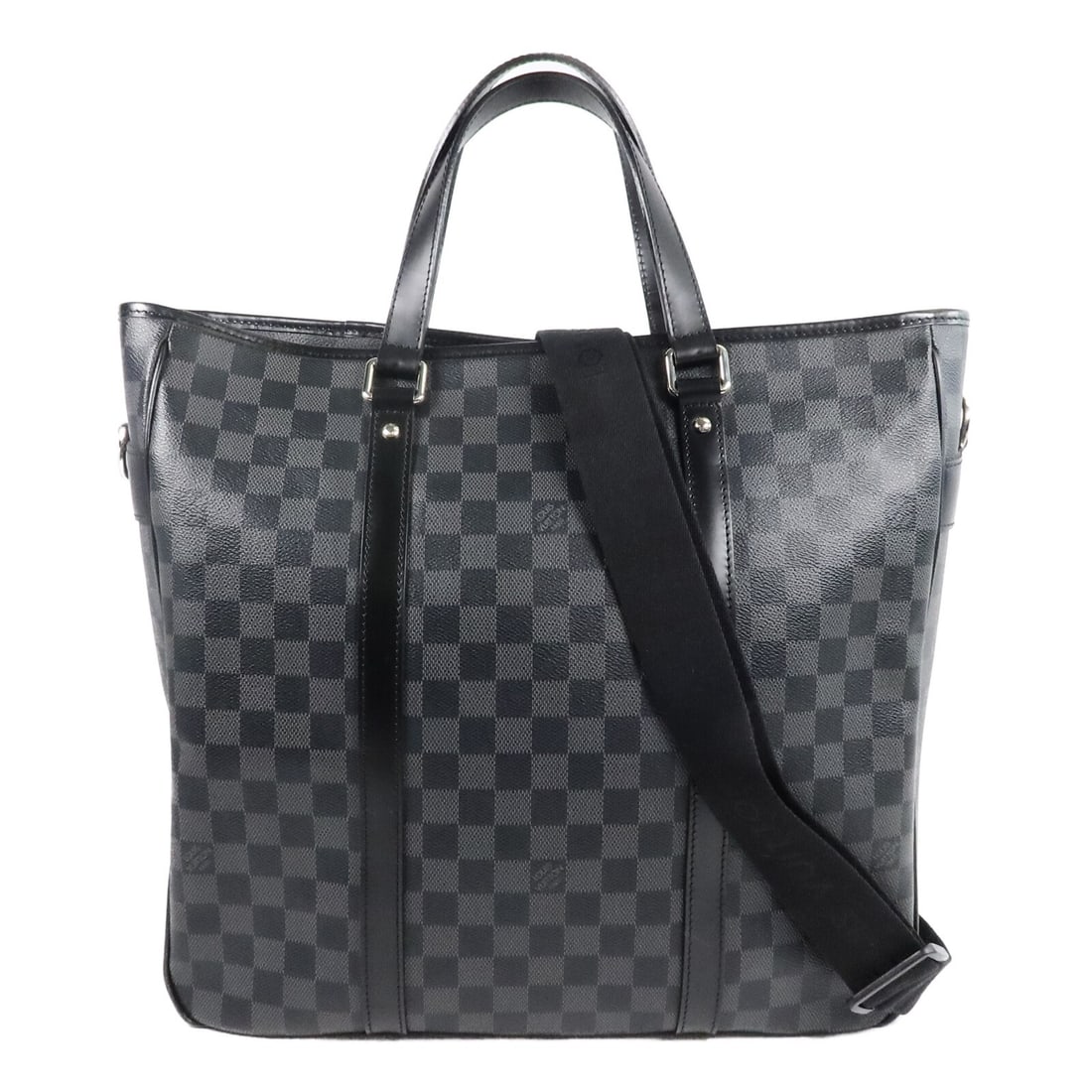 Louis Vuitton Tadao MM N51192 2 Way Shoulder Bag Damier Graphite (1 of 14)