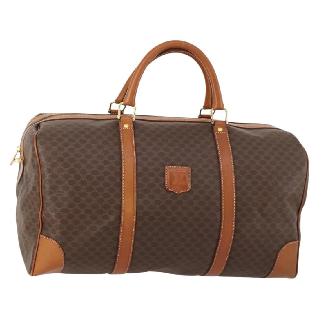 Celine Vintage Brown Canvas Duffle Bag (1 of 18)