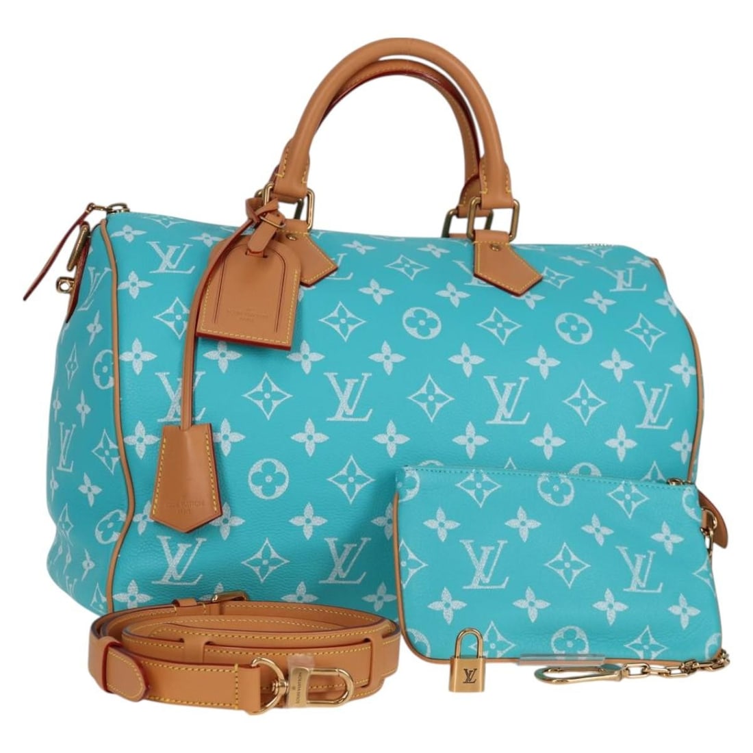 Louis Vuitton M11563 Speedy P9 Bandouliere 40 Monogram Canvas Hand Bag (1 of 18)