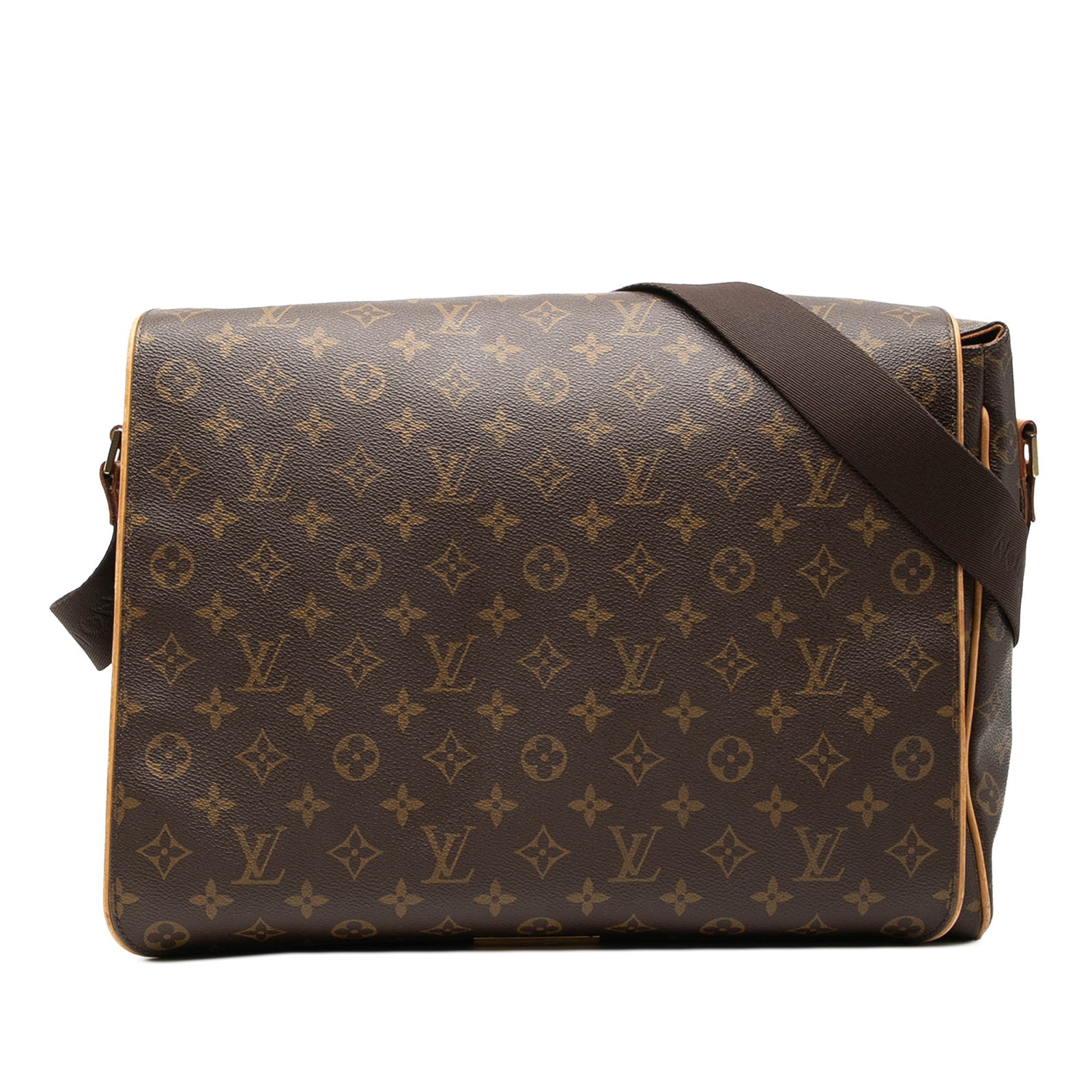Louis Vuitton Abbesses Monogram Canvas Shoulder Bag: Louis Vuitton Abbesses Monogram Canvas Shoulder Bag The Louis Vuitton Monogram Abbesses is a shoulder bag crafted from the brand's signature monogram canvas with vachetta leather trim. It features an 