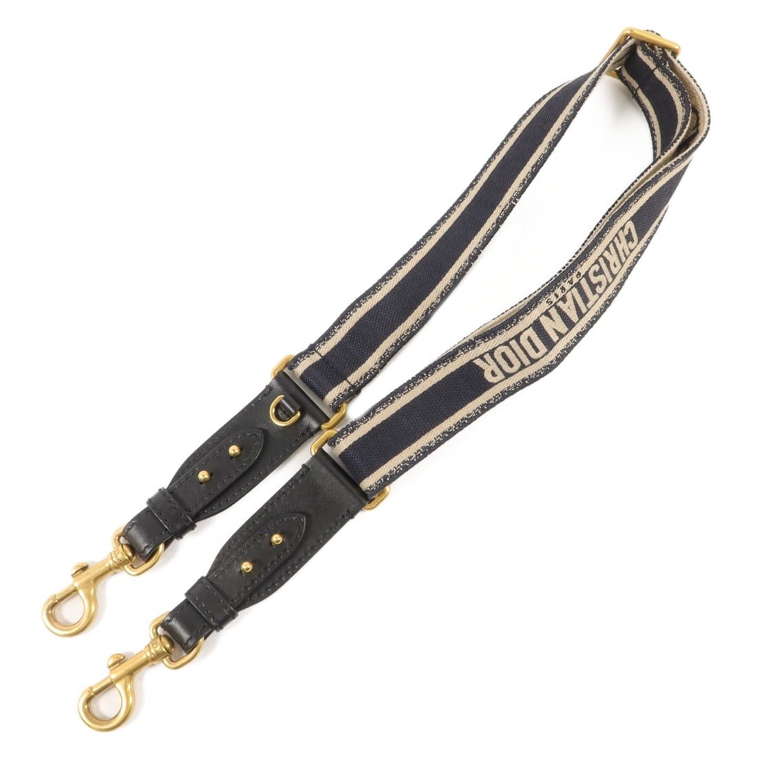 Dior S8553CBTE_M911 Adjustable Shoulder Strap Calfskin Canvas CD GHW: Dior S8553CBTE_M911 Adjustable Shoulder Strap Calfskin Canvas CD GHW Adjustable shoulder strap by Dior, identified as model S8553CBTE_M911. It is made from calfskin (cowhide) and canvas, and presented