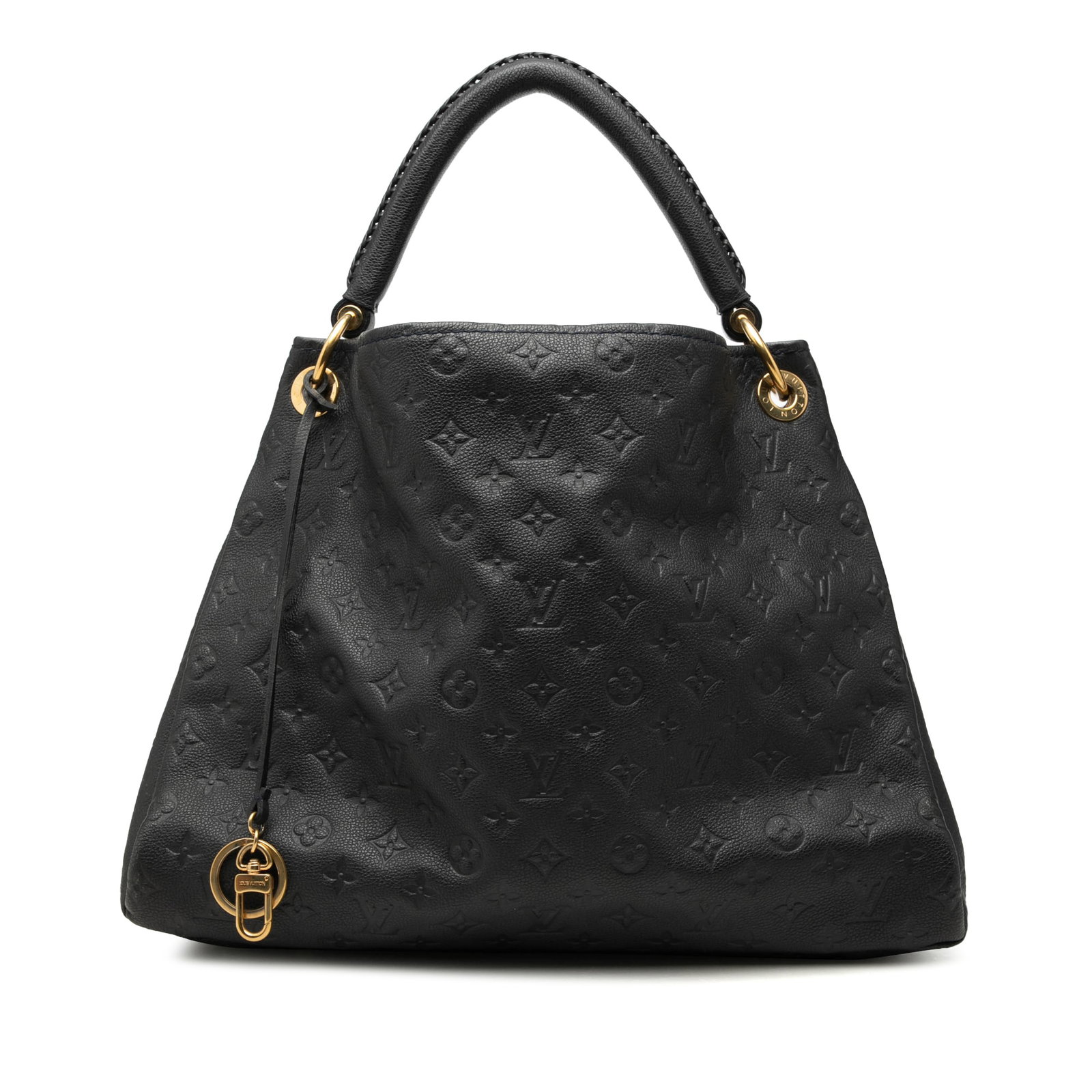 Louis Vuitton Artsy MM Monogram Empreinte Leather Shoulder Bag: Louis Vuitton Artsy MM Monogram Empreinte Leather Shoulder Bag Louis Vuitton Artsy MM bag in Monogram Empreinte leather, made in France. It features a rolled leather strap, an open top, and interior z
