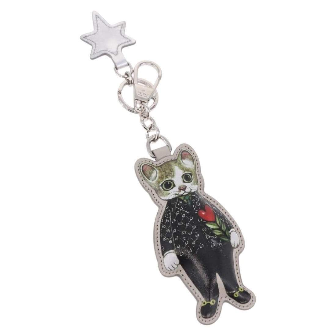 Gucci Yuko Higuchi Boris GG Supreme Gray PVC Charm: Gucci Yuko Higuchi Boris GG Supreme Gray PVC Charm Gucci GG Supreme Yuko Higuchi Boris charm in gray PVC leather/GG canvas. The item is a charm style accessory made in Italy and comes with a dust bag 