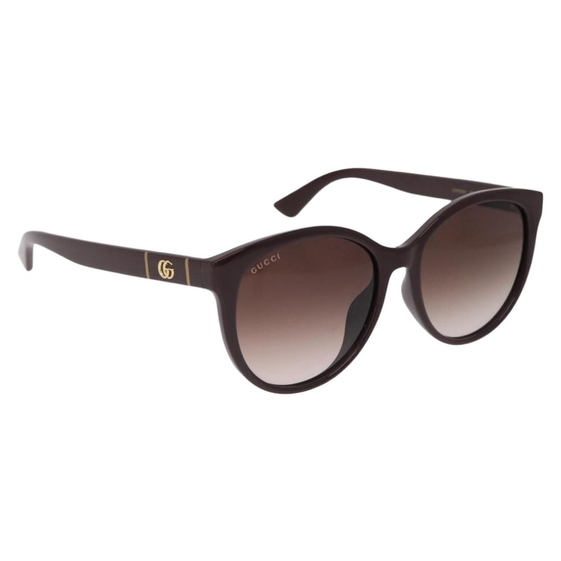 Gucci GG0636SK Plastic Sunglasses Brown Gold with Case (1 of 15)