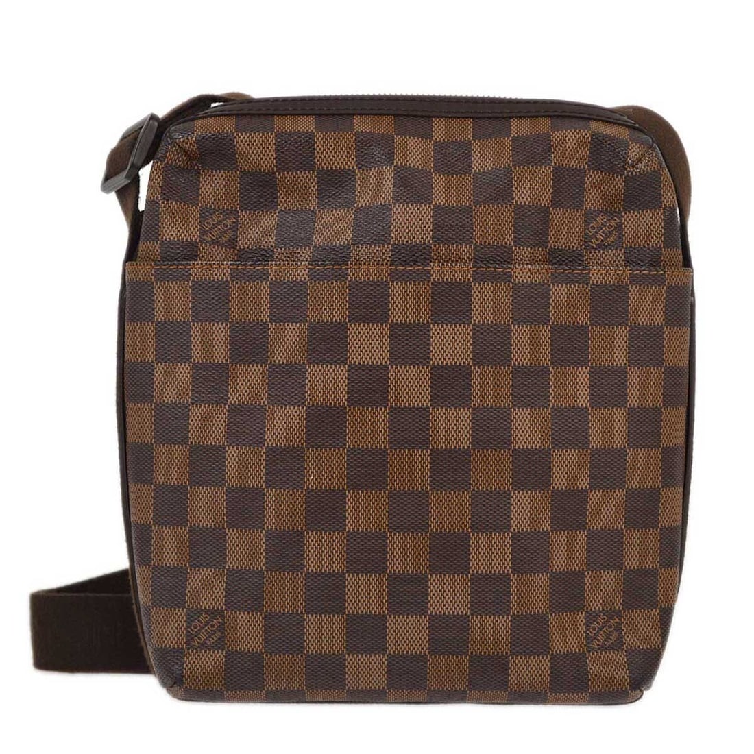 Louis Vuitton Trotteur Beaubourg Damier Canvas Crossbody Bag N41135: Louis Vuitton Trotteur Beaubourg Damier Canvas Crossbody Bag N41135 Louis Vuitton Trotteur Beaubourg shoulder bag in Damier canvas with leather trim and an adjustable crossbody strap. This women's med