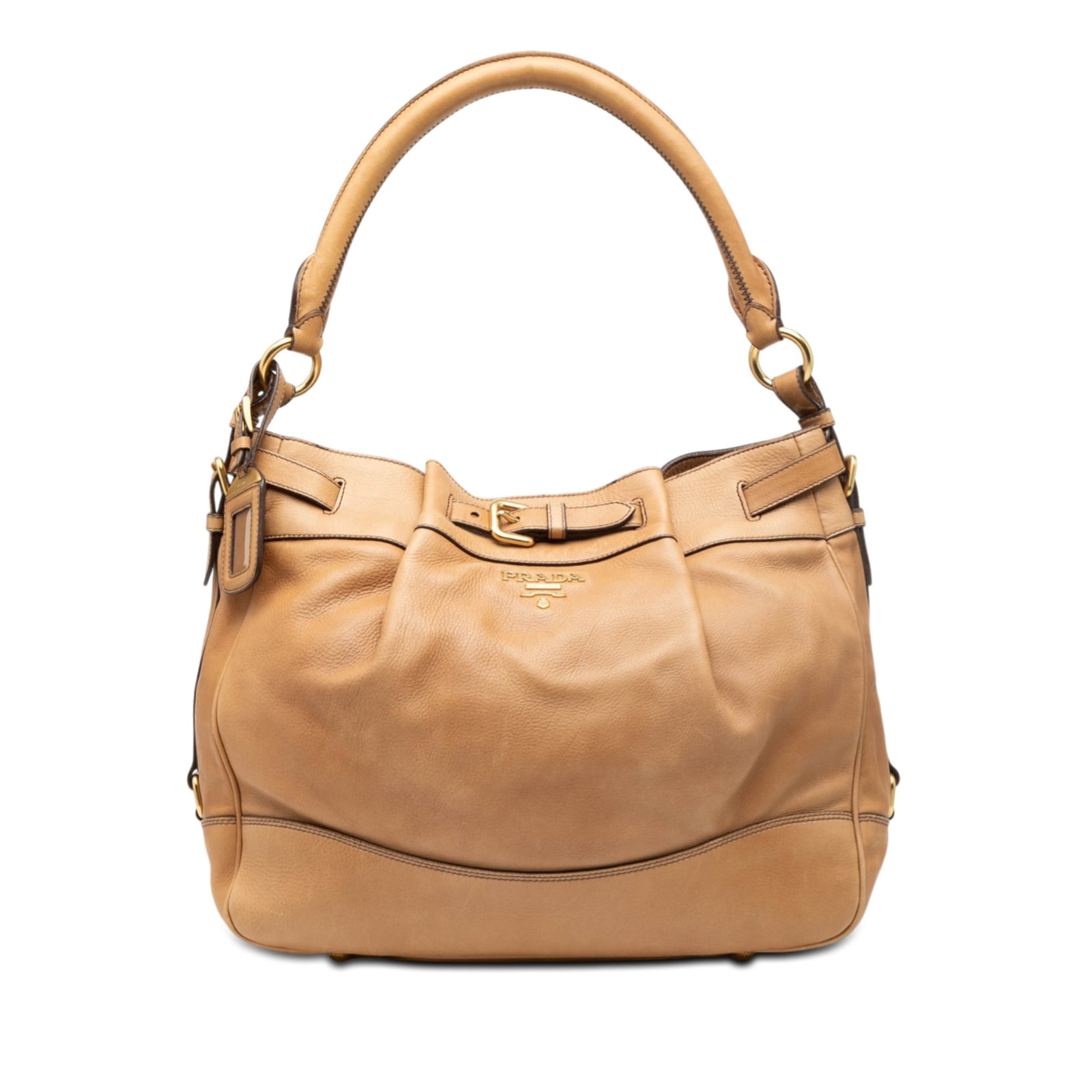 Prada Vitello Daino Brown Leather Tote Bag (1 of 6)