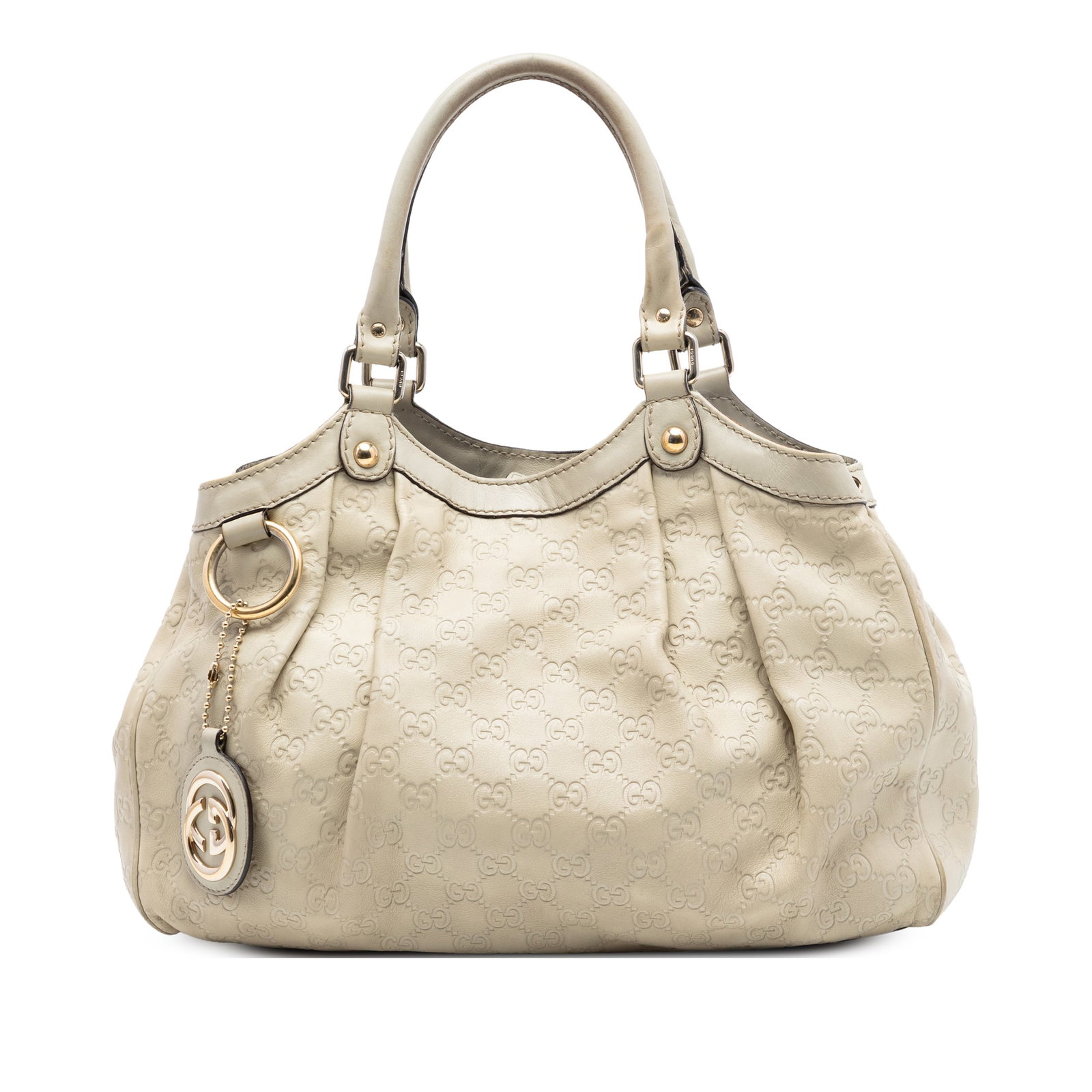 Gucci Sukey Medium Guccissima Leather Tote Bag Brown: Gucci Sukey Medium Guccissima Leather Tote Bag Brown Medium Guccissima Sukey tote in brown leather with rolled leather handles, a top button clasp closure, and an interior zip pocket. Made in Italy. C