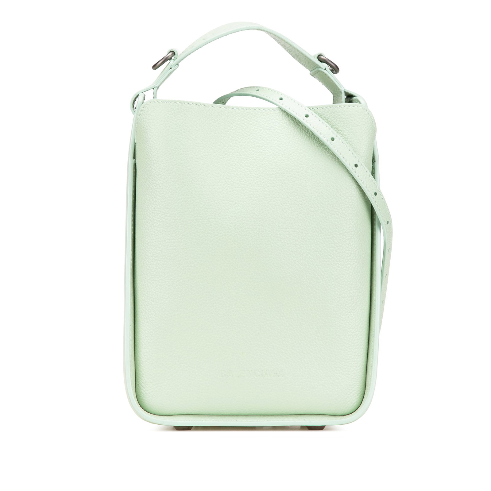 Balenciaga Green Pebbled Calfskin Tool 2.0 XS Tote with Detachable Strap (1 of 13)