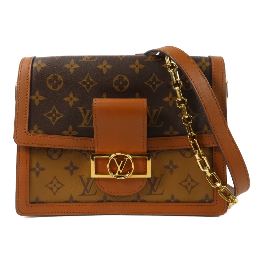 Louis Vuitton Dauphine MM M44391 2 Way Shoulder Bag Monogram Reverse (1 of 14)