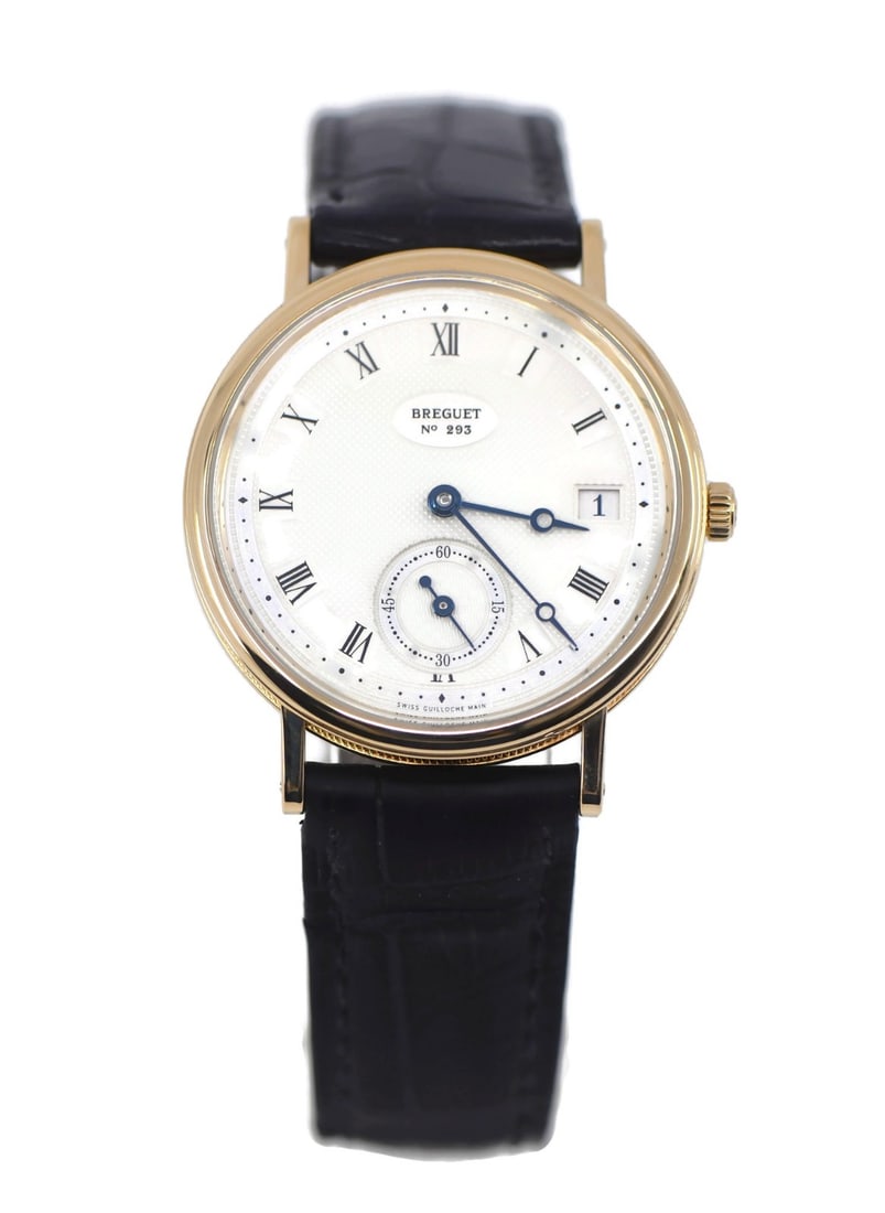 Breguet Classique 18K Yellow Gold Automatic Watch Ref 5920: Breguet Classique 18K Yellow Gold Automatic Watch Ref 5920 Experience timeless elegance with the Breguet Classique 18K Yellow Gold Watch 5920. This exquisite wristwatch features a classic analog displ