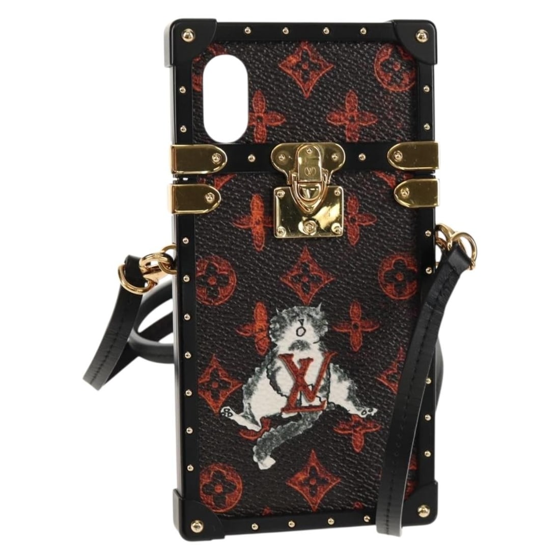 LOUIS VUITTON Catgram iPhone X XS Case Monogram Canvas M63891: LOUIS VUITTON Catgram iPhone X XS Case Monogram Canvas M63891 This exquisite LOUIS VUITTON Catgram iPhone Case is crafted from premium Monogram Reverse Canvas, showcasing the iconic LOUIS VUITTON mono