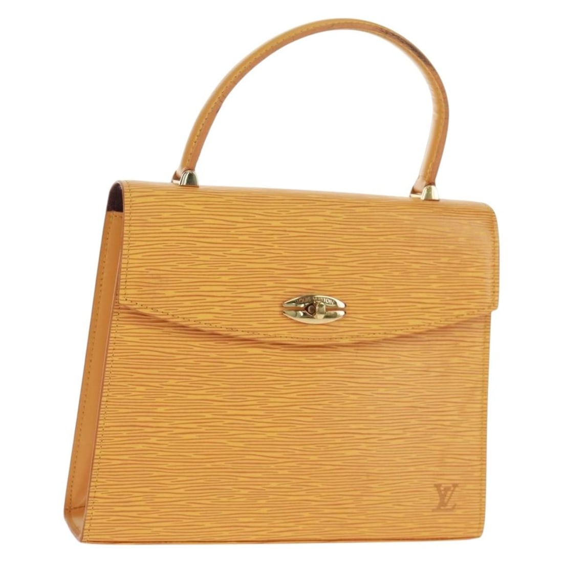 Epi Leather Malesherbes Handbag in Tassili Yellow by Louis Vuitton M52379 (1 of 18)