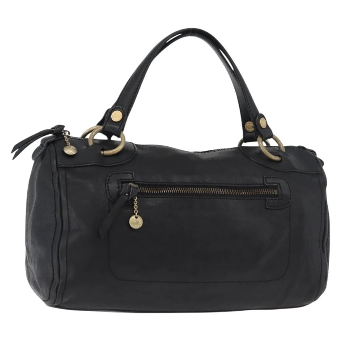 Celine Vintage Black Leather Handbag 33cm x 20cm x 10cm: Celine Vintage Black Leather Handbag 33cm x 20cm x 10cm Vintage Celine leather bag in black with a classic look and honest wear consistent with age and use. It remains in good vintage condition, with 
