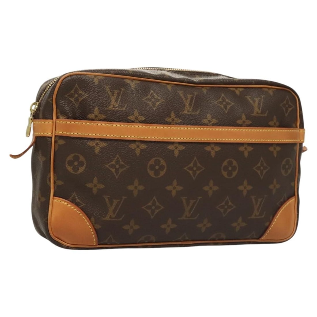 Louis Vuitton M51845 Compiegne 28 Monogram Canvas Clutch: Louis Vuitton M51845 Compiegne 28 Monogram Canvas Clutch Louis Vuitton Compiegne 28 clutch bag in Monogram Canvas, made in France. This women's clutch features the classic Monogram exterior and comes 