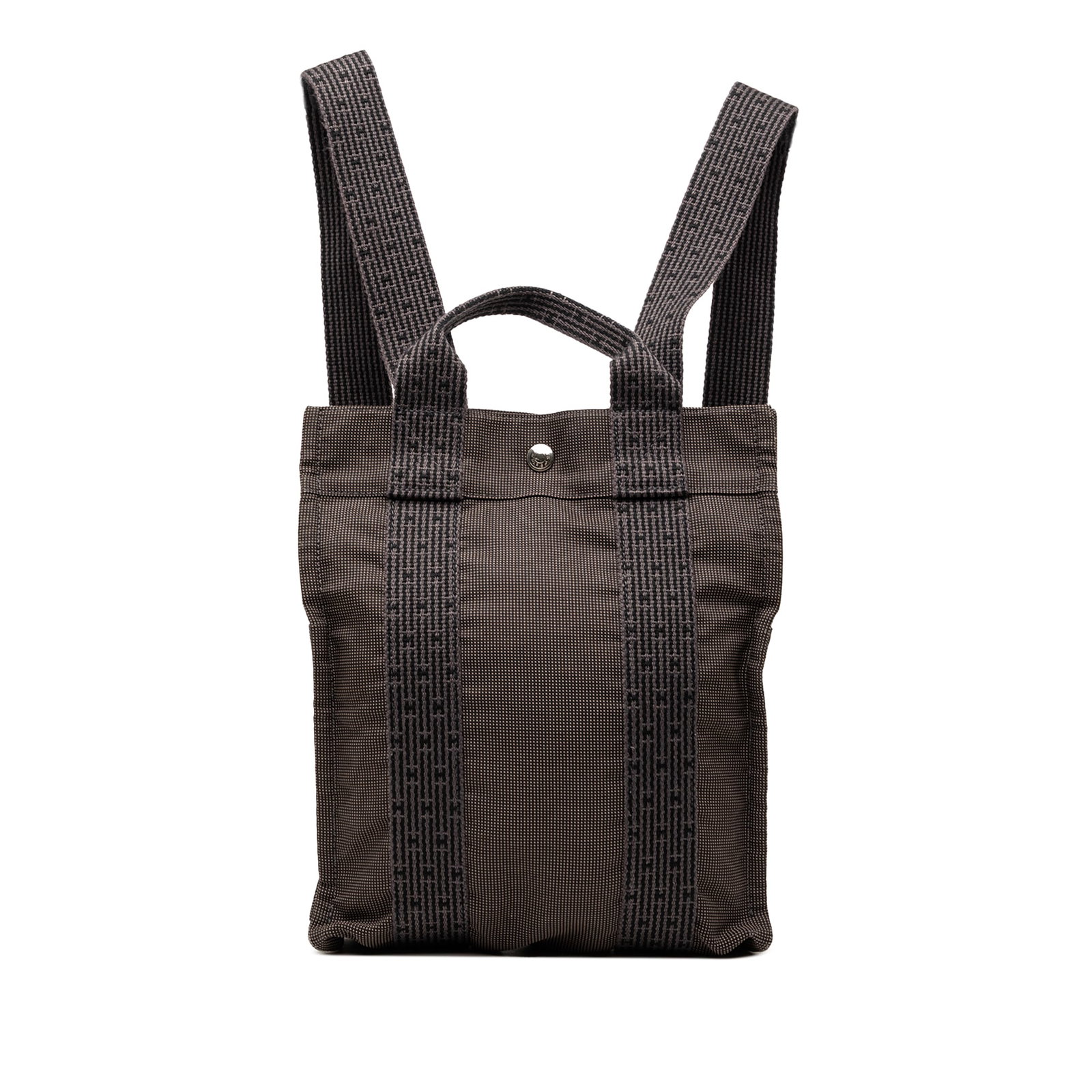Hermes Herline PM Canvas Backpack Gray (1 of 6)