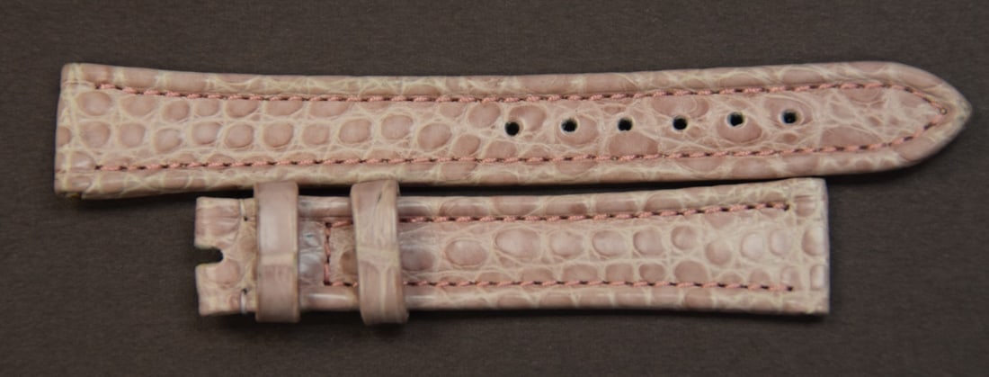 Chopard Authentic Light Pink Leather Wristwatch Band 17mm