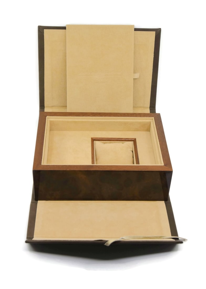 Dubey & Schaldenbrand Brown Wood Watch Presentation Box 11x8x4 Authentic (1 of 1)