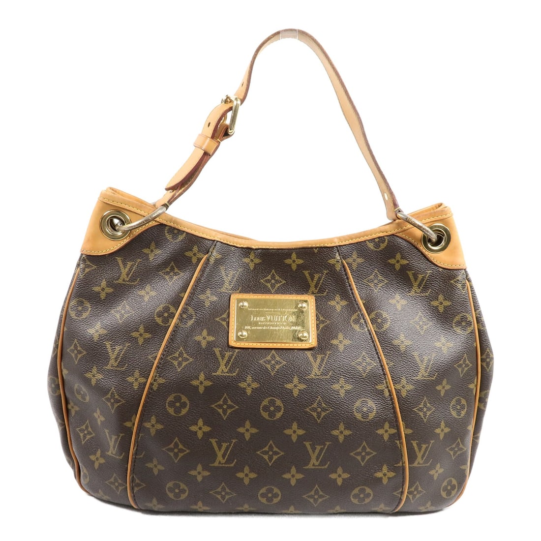 Louis Vuitton Galliera PM Monogram Shoulder Bag M56382 Brown: Louis Vuitton Galliera PM Monogram Shoulder Bag M56382 Brown A Louis Vuitton Galliera PM shoulder bag in brown monogram PVC coated canvas with gold-tone hardware. It features a magnetic pocket, two op