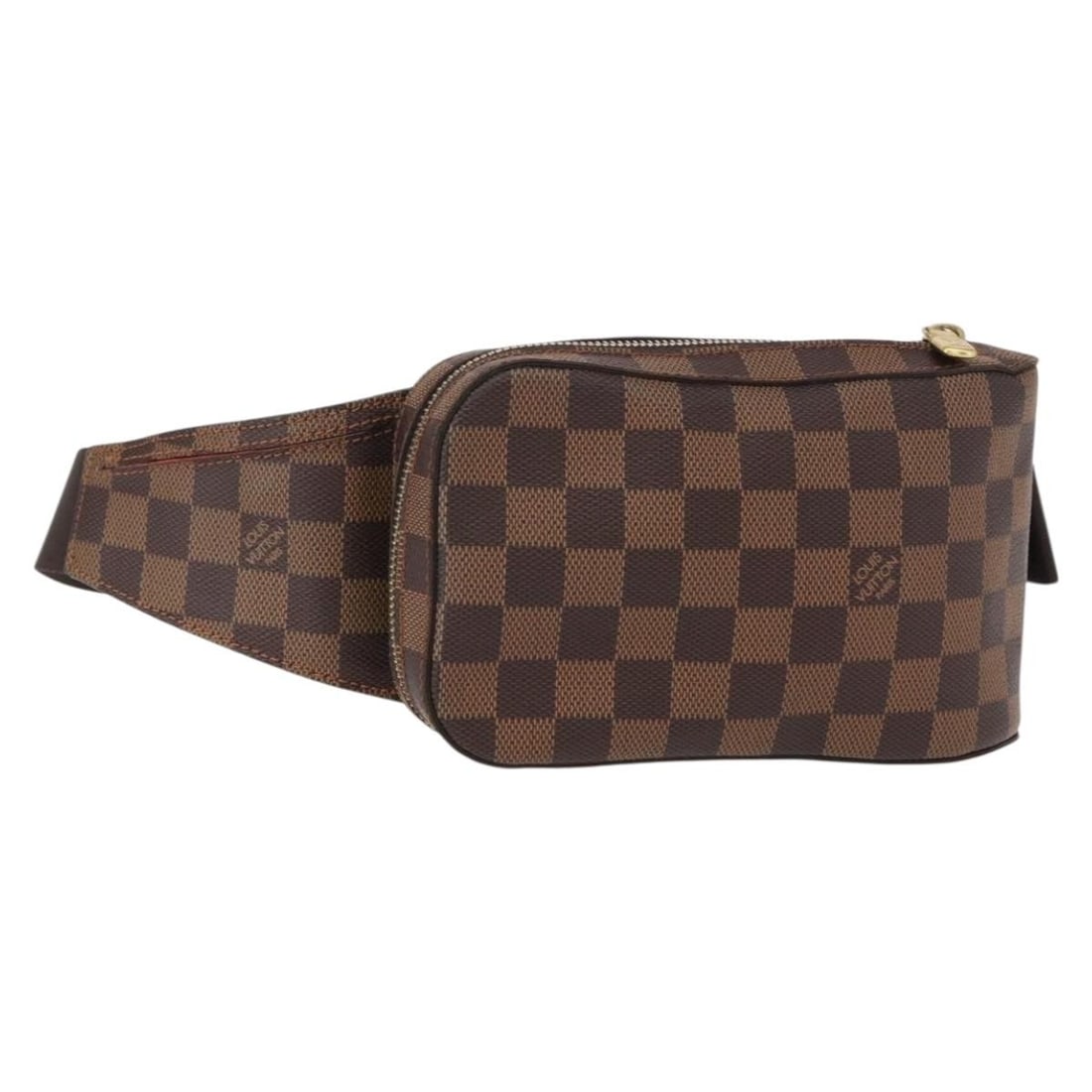 Louis Vuitton Geronimos Damier Ebene Shoulder Bag N51994: Louis Vuitton Geronimos Damier Ebene Shoulder Bag N51994 Louis Vuitton Geronimos shoulder bag in Damier Ebene canvas, made in Spain. It features a shoulder strap and comes in the stated size of approx