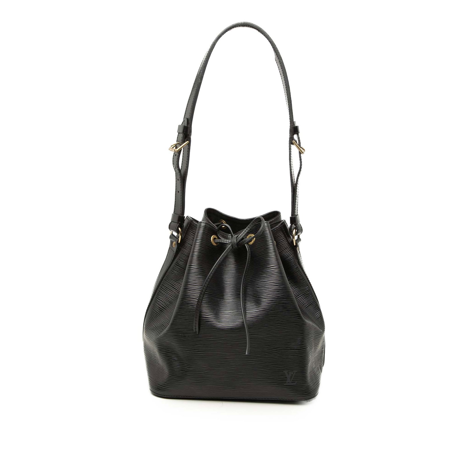 Louis Vuitton Petit Noe Epi Leather Shoulder Bag Black (1 of 7)