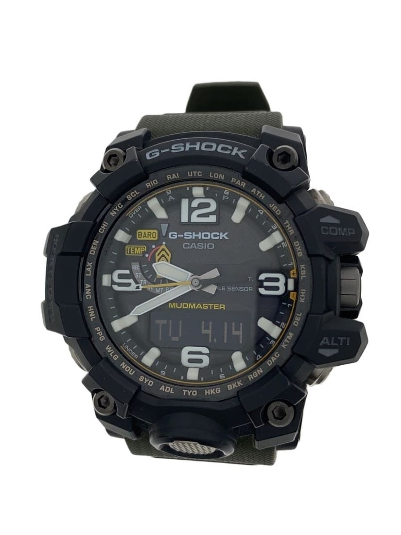 Casio G Shock Mudmaster GWG 1000 1A3JF Men's Rubber Watch: Casio G Shock Mudmaster GWG 1000 1A3JF Men's Rubber Watch This CASIO G-SHOCK Master of G-LAND Mudmaster GWG-1000-1A3JF is a robust men's wristwatch designed for durability and functionality. Featuring