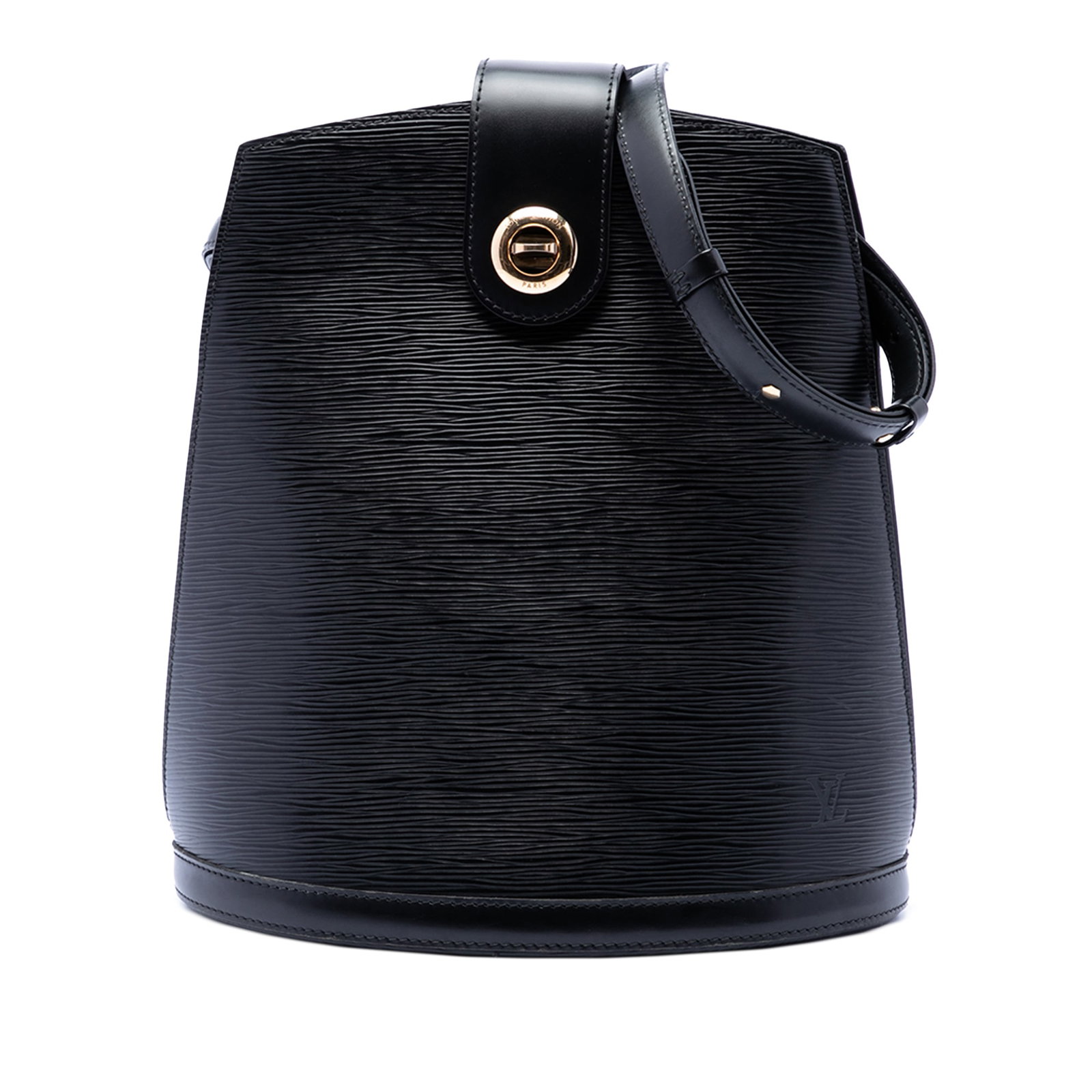Louis Vuitton Epi leather Cluny shoulder bag black (1 of 6)