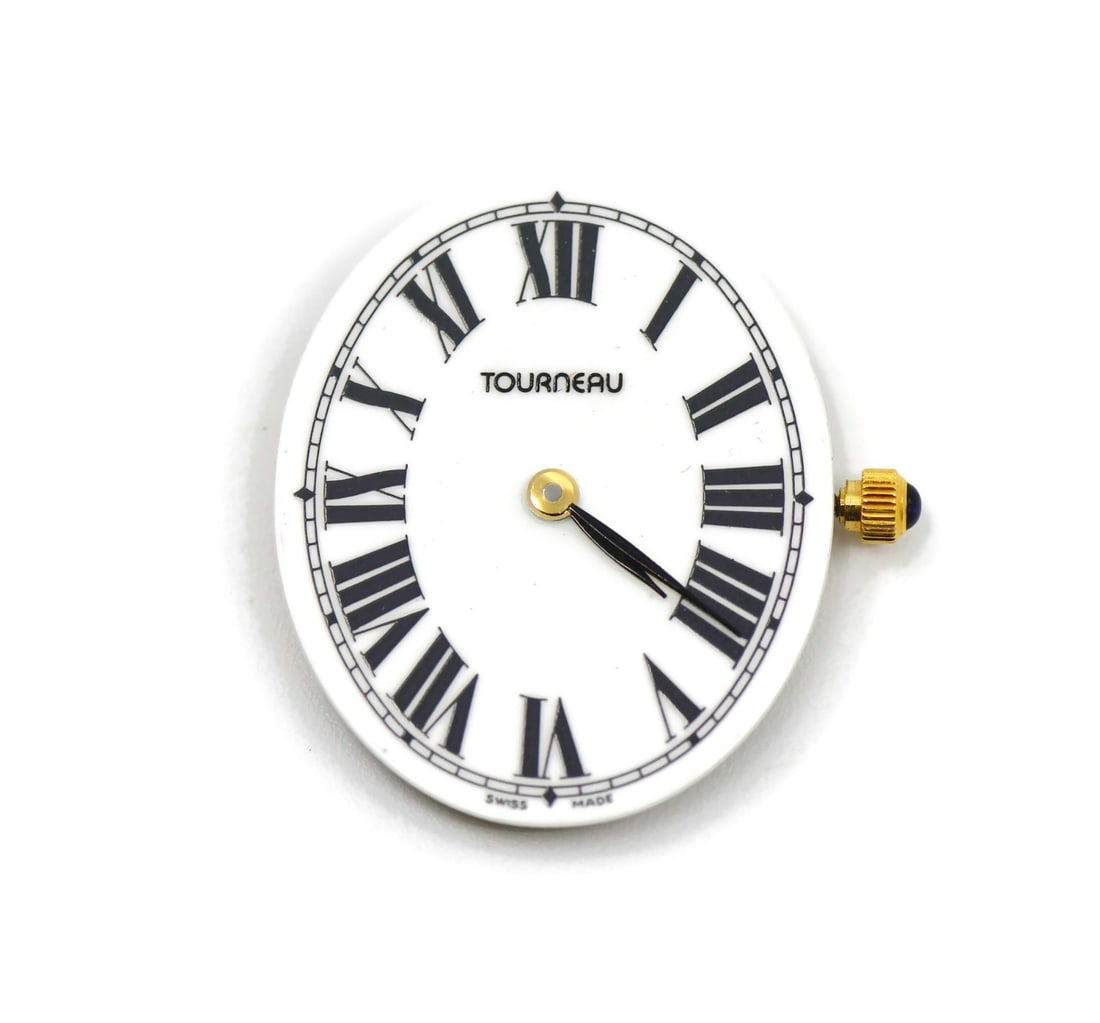 Swiss watch movement Tourneau Cal 256.041 24X20MM: Swiss watch movement Tourneau Cal 256.041 24X20MM Tourneau Cal 256.041 movement from Switzerland. The item is pre-owned and identified as a Tourneau movement with a size of 24 x 20 mm. Specifications 